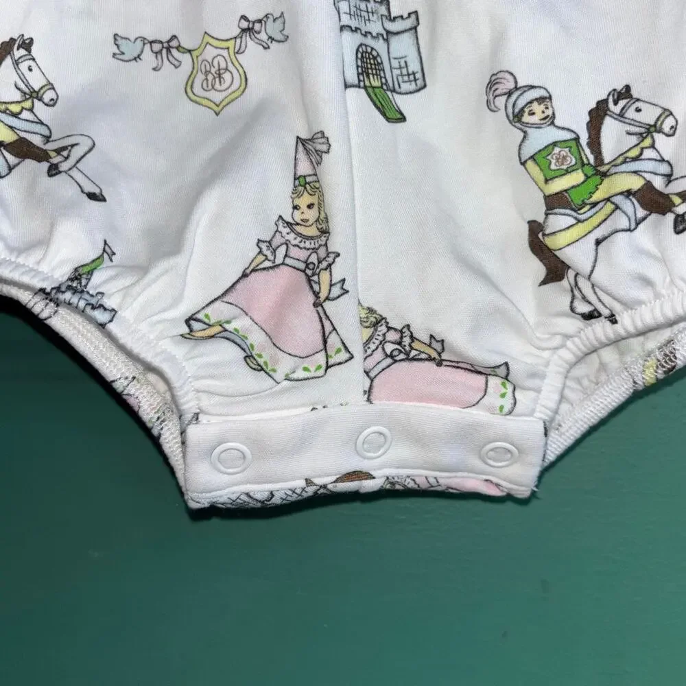 Beaufort Bonnet 6/12 months Darling Duchess / Palm Beach pink Romper